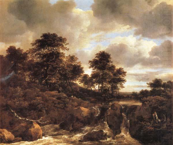 Jacob van Ruisdael Landscape with Waterfall china oil painting image